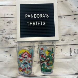 McDonalds Collector Cup 2024 Hello Kitty Snoopy Set of 2 plastic